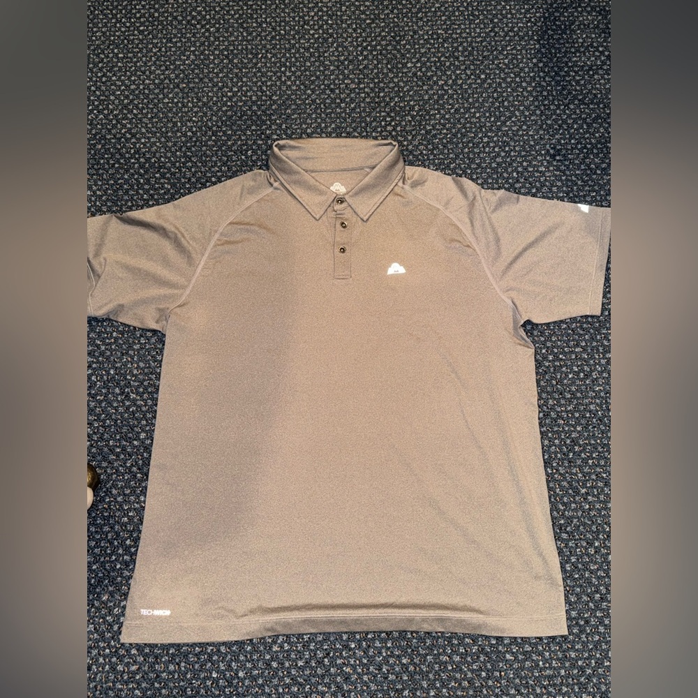 Gray EMS Techwick Polo Shirt